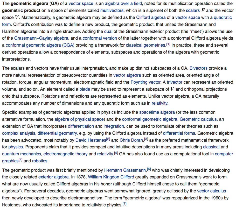 geometric algebra 2019-02 7sspb