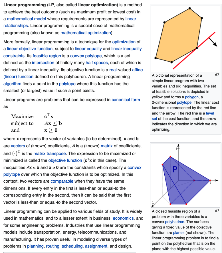 linear programing 2020 qrrpn