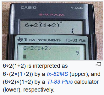 math operator precedence YCwxn