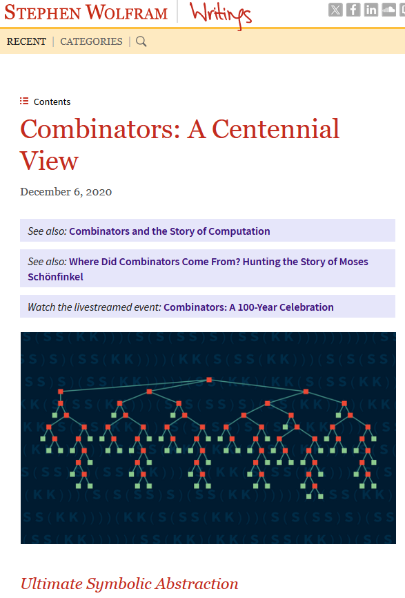 stephen wolfram combinator 2020-12-06