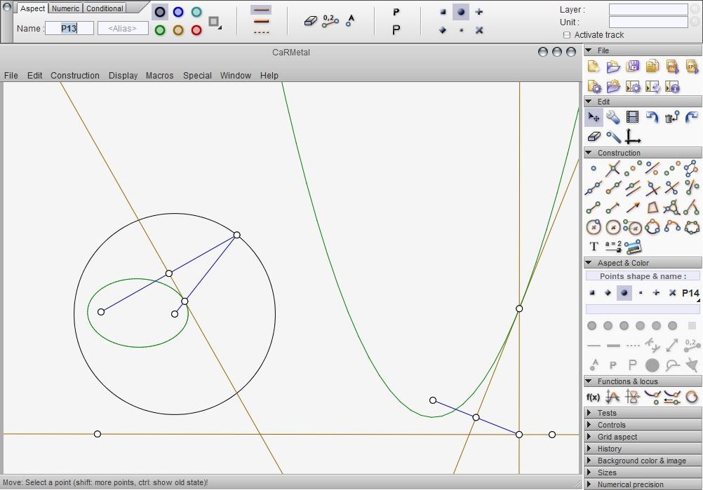 CaRMetal-Conics