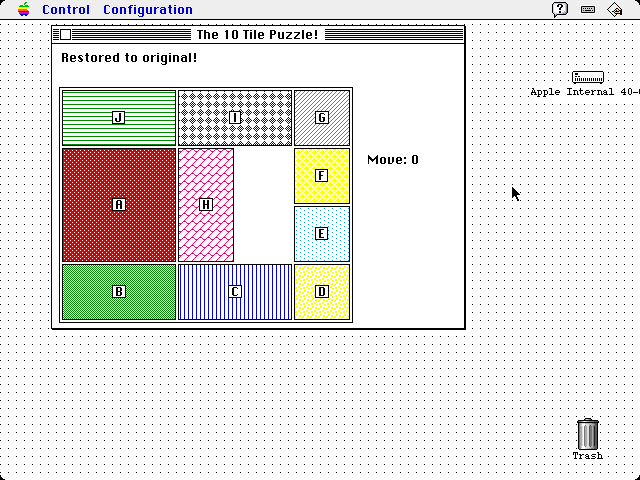 apple klotski puzzle c1993 PGcj8