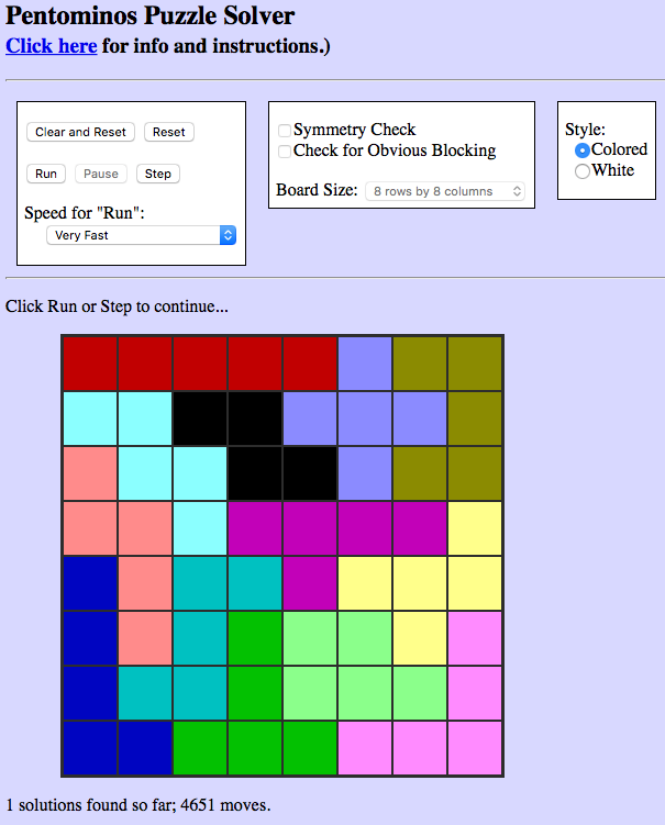 pentominos puzzle solver fd914