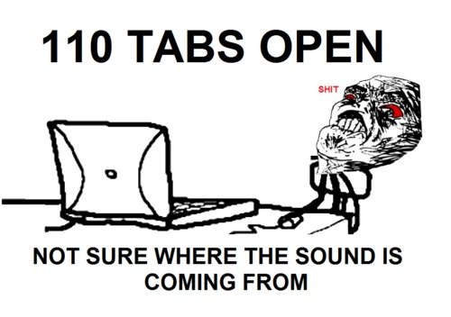 110 tabs open in web browser