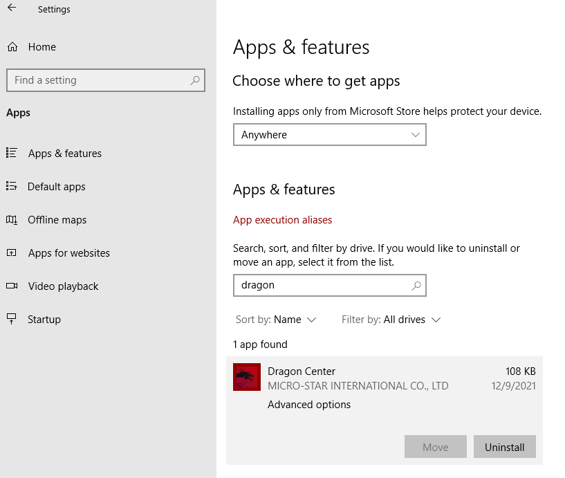 Can I Uninstall MSI Central Service 2024-09-30 RjSG9