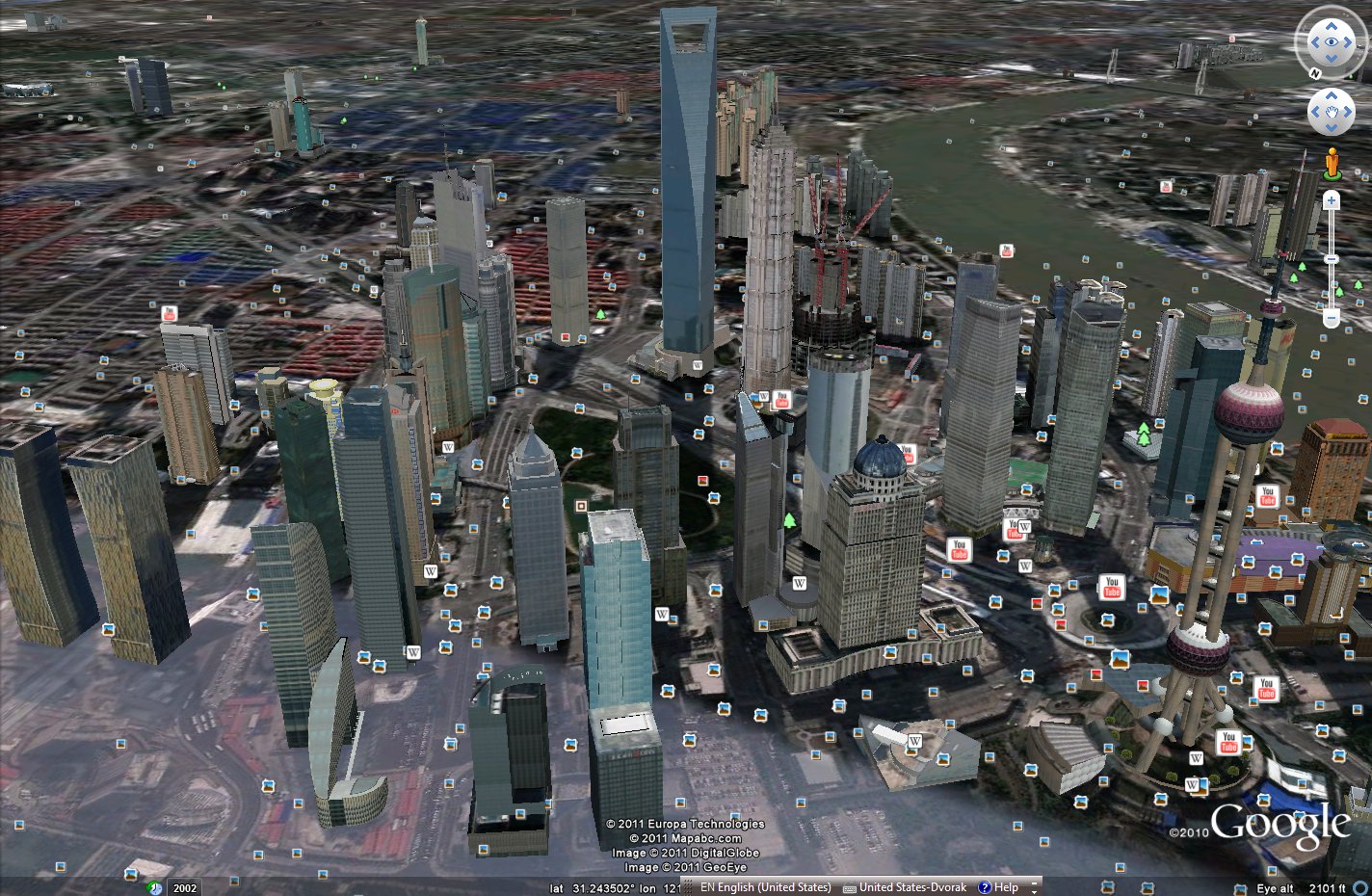 Google Earth Shanghai