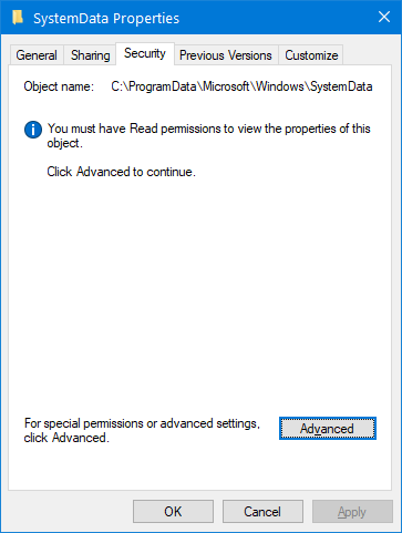 Windows 10 SystemData properties 20210608145612