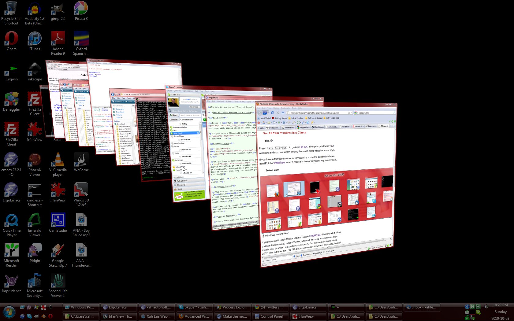 Windows Flip 3D