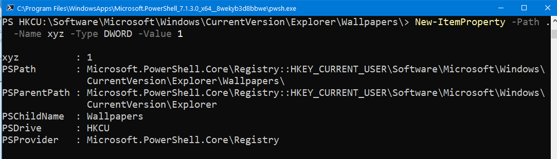 PowerShell registry 20210607220324