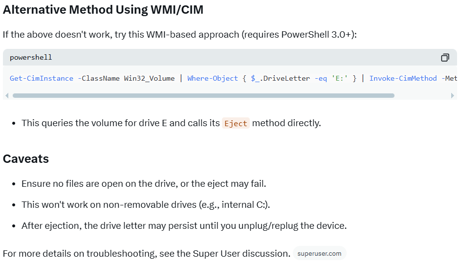 pwsh eject drive 2025-10-05 2c90a