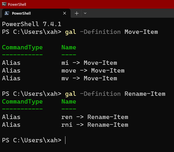 PowerShell move vs rename 2024-01-13