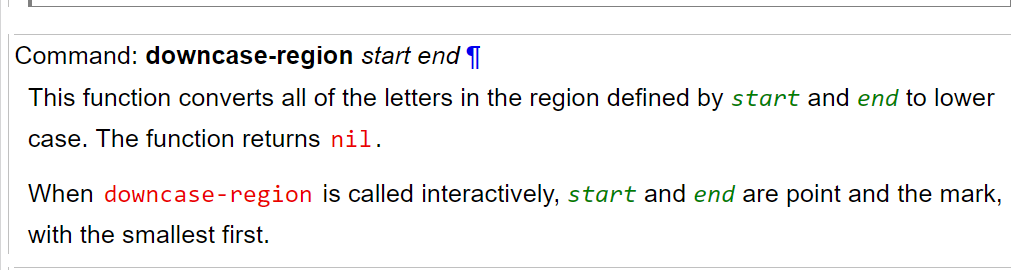 downcase-region gnu emacs v30 lisp manual ll