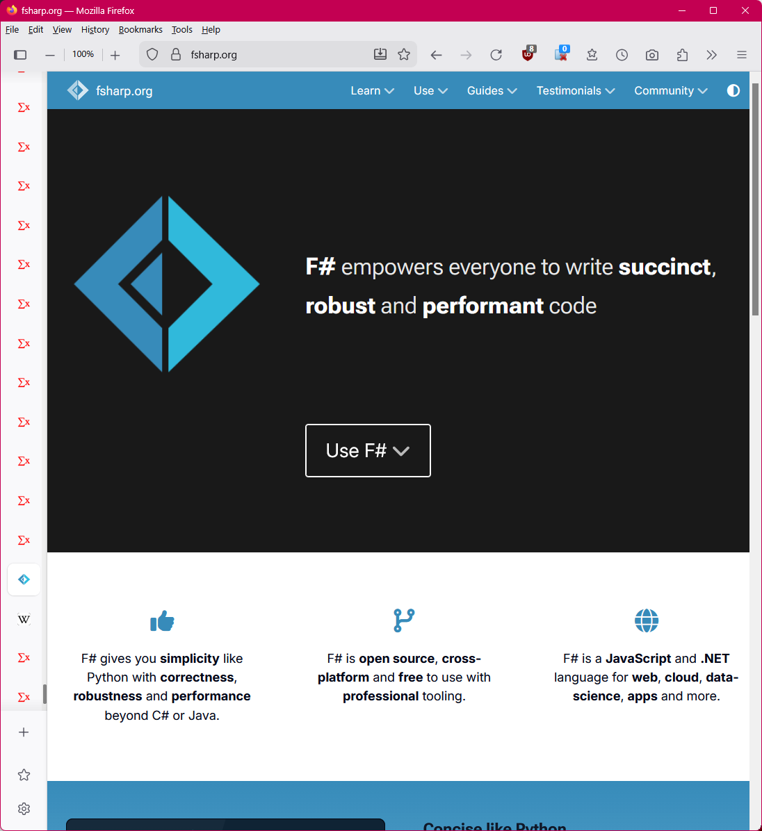 xah ep742 fsharp org 2026-01-10