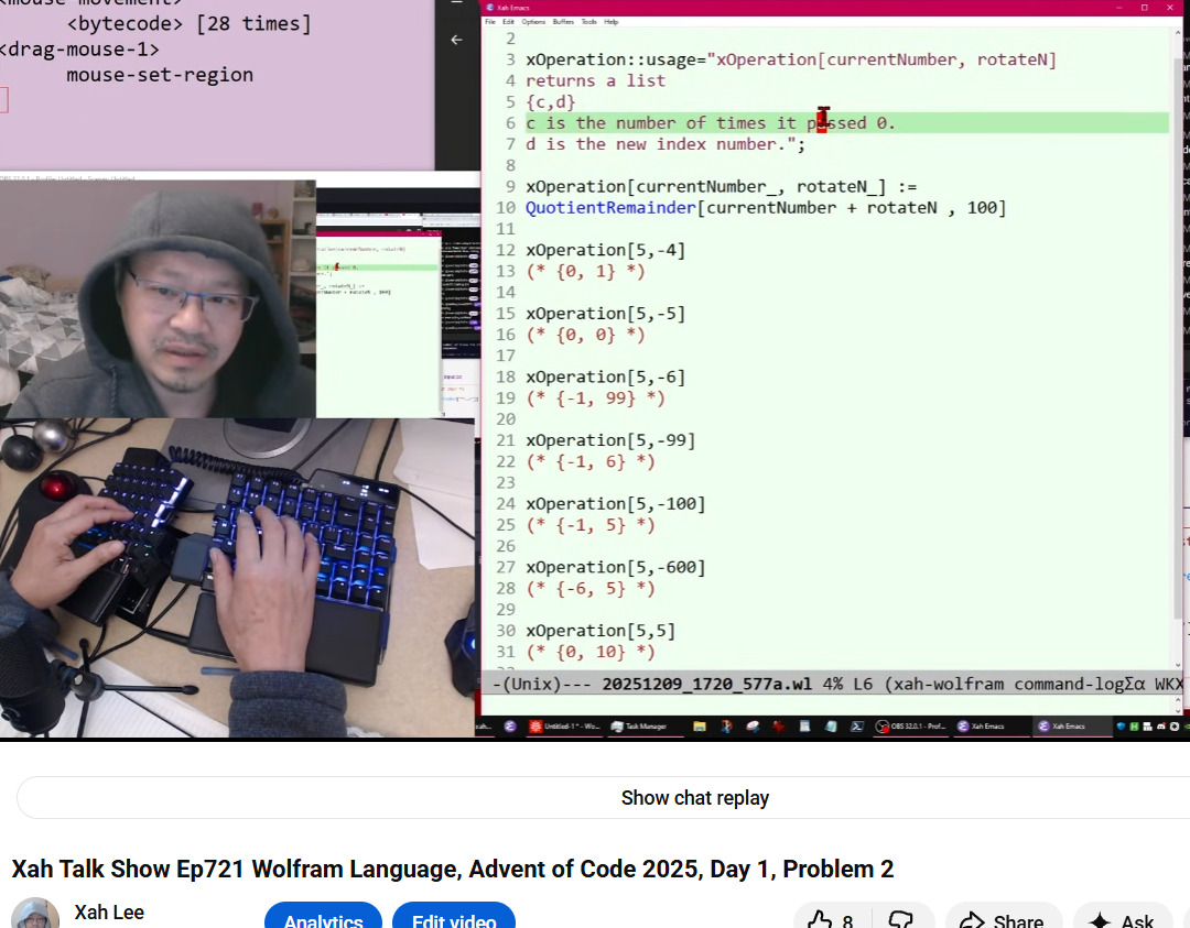 xah talk show ep721 2025-12 20d71