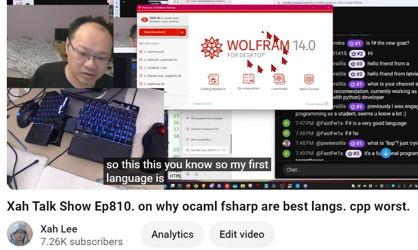 xah talk show ep810 2026-07-28 193ef