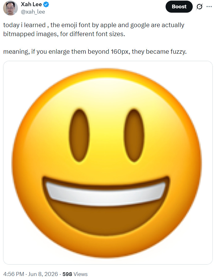 xts ep792 emoji font bitmapped 24e71
