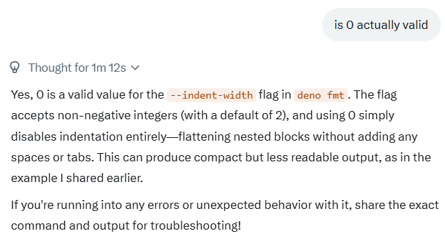 deno indent grok ai 2025-10-23 16595