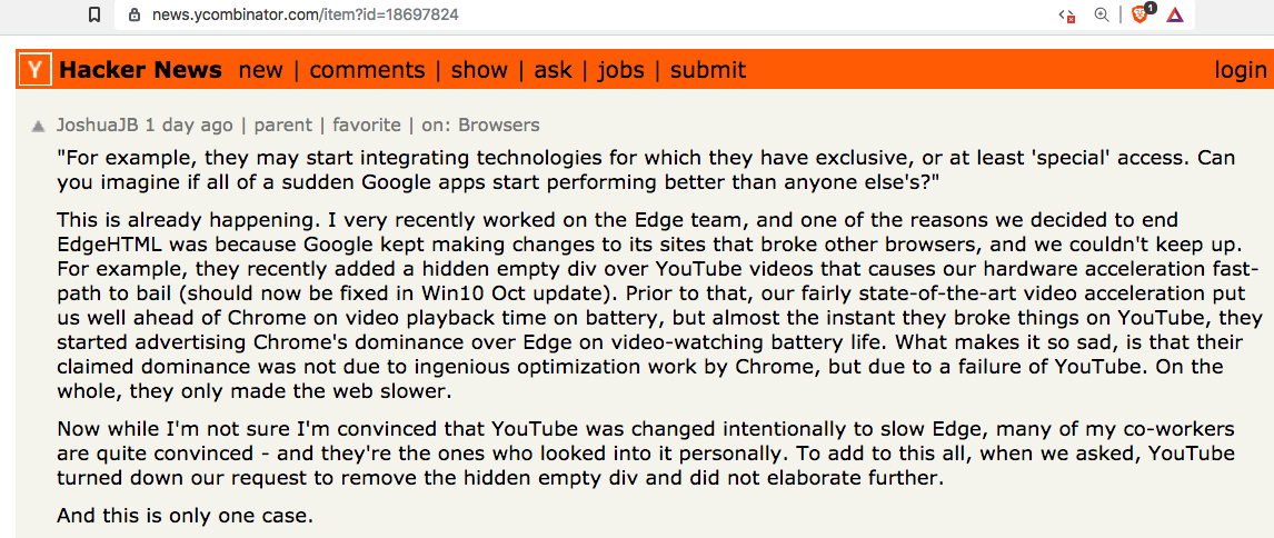 google youtube abuse Microsoft browser 2018-12-18 9tTBR