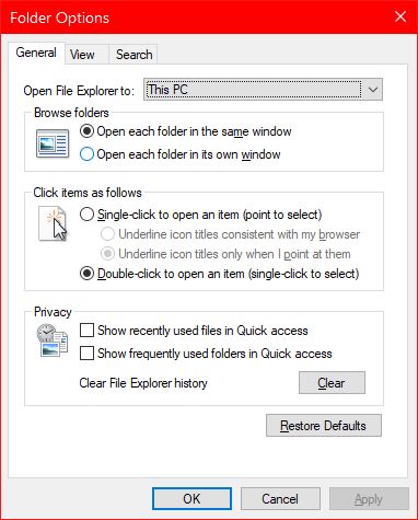 windows 10 folder options 2023-01-26