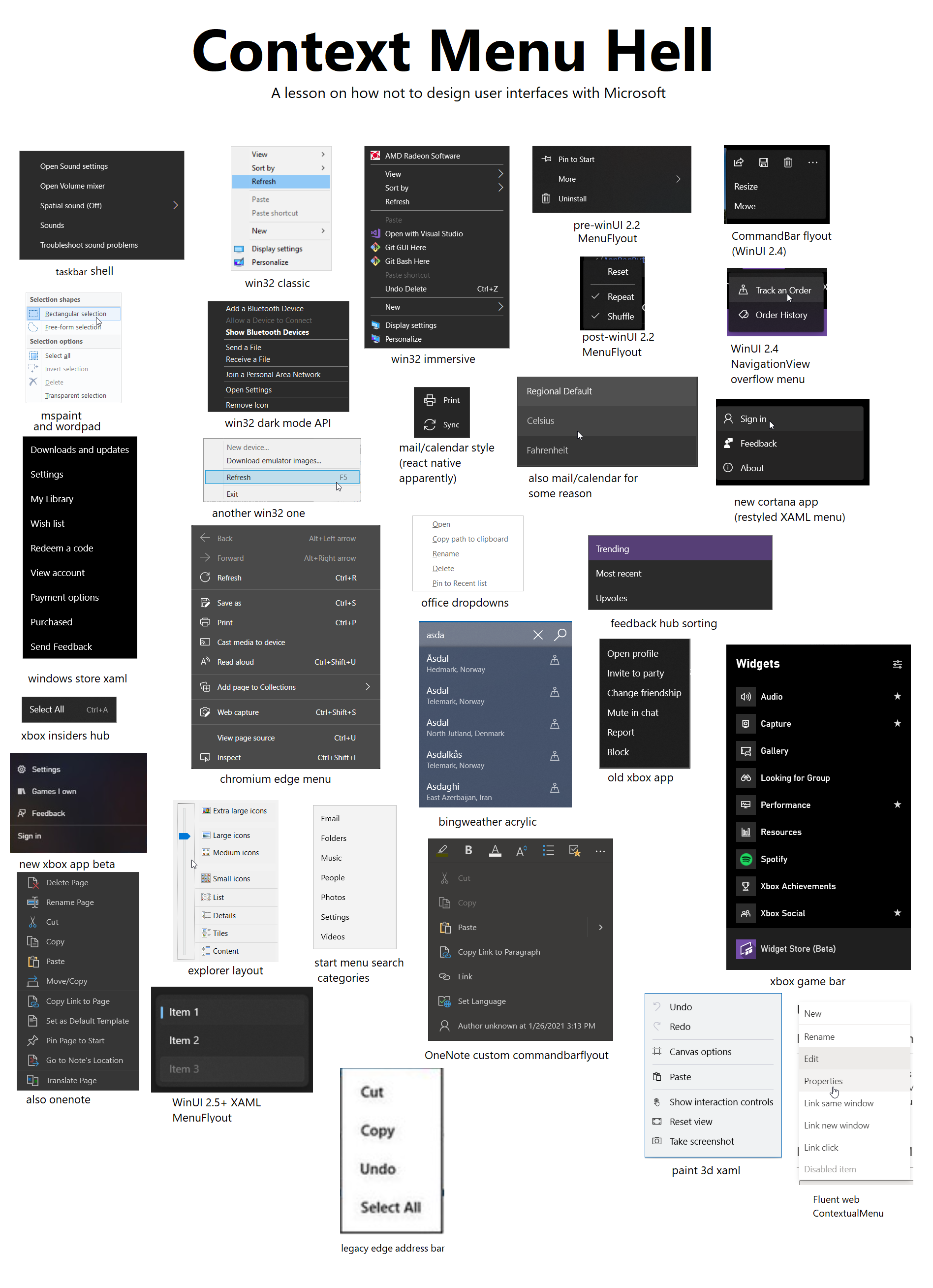 windows 10 ui inconsistancy 2021-10-19